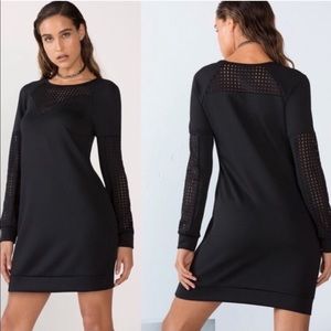 Fabletics - Tilly Long Sleeve Black Dress Med NWT